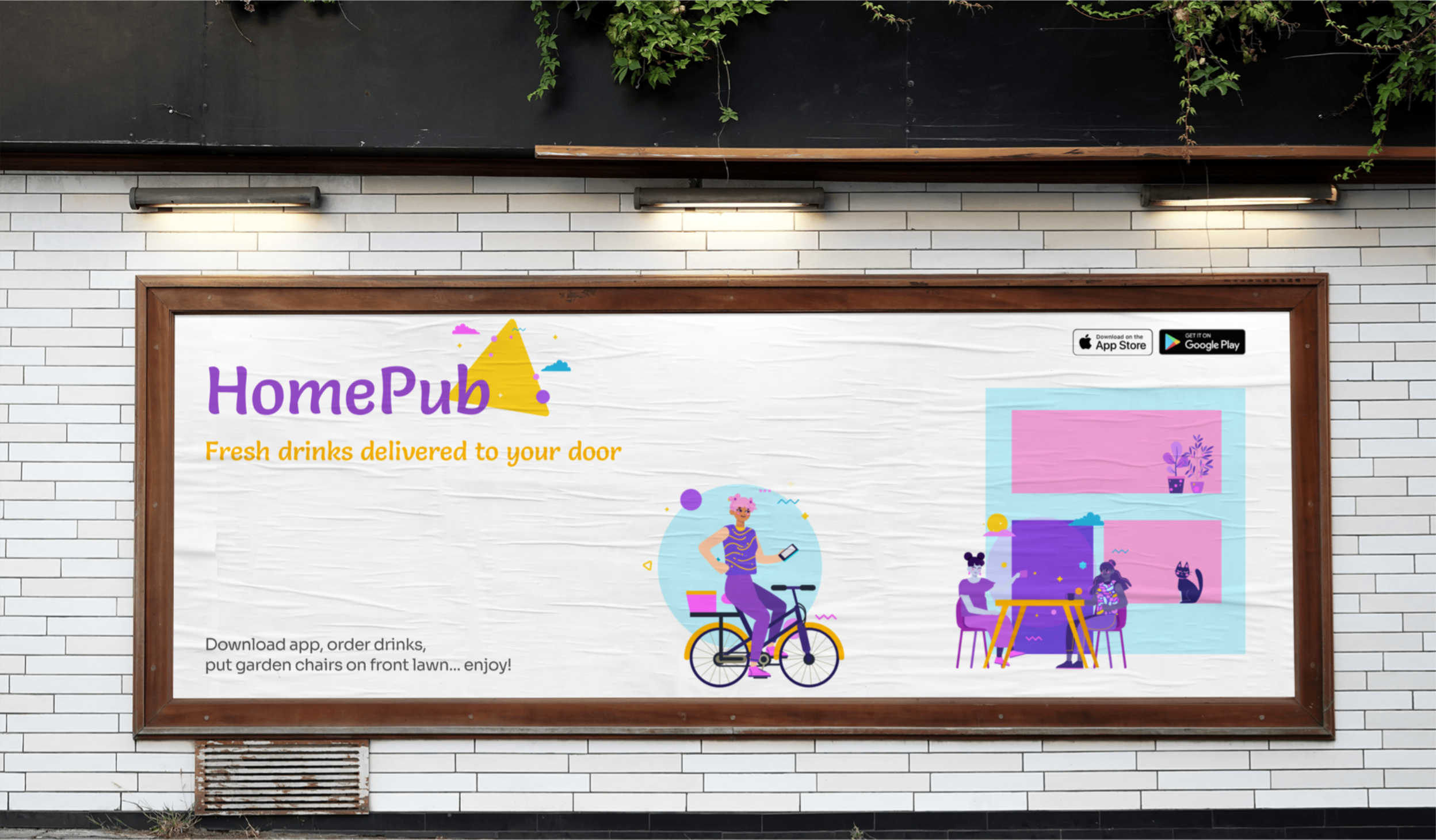 Advertorial for the homepub